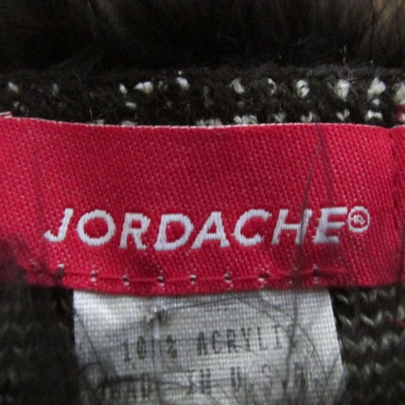 JORDACHE GIRL'S SIZE 14 / 16 SWEATER IVORY & BLACK LEOPARD BOA TOP NWT - Picture 10 of 13